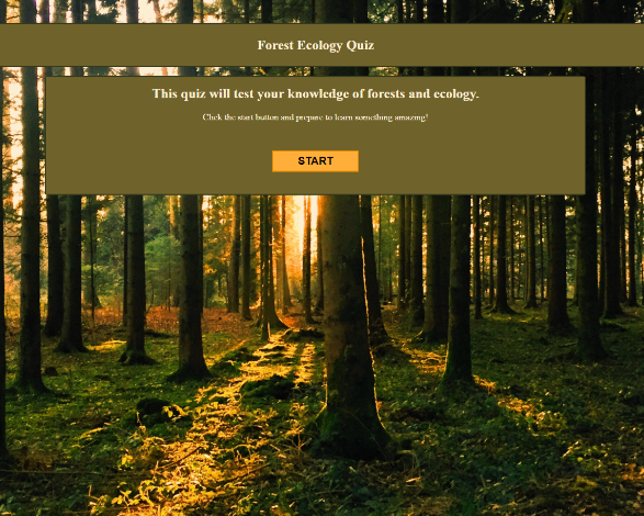 Quiz app screenshot